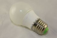 E27 Globe Light 3w Cool White 